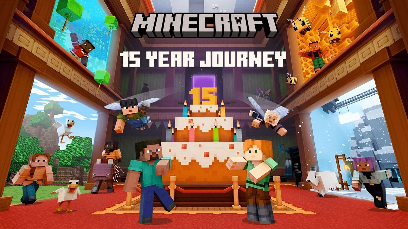 Minecraft Celebrates 15th Birthday and Continues to Focus on UGC
